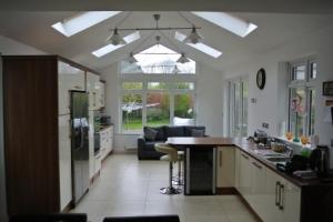 View 1 from project Kitchen Extension, Clontarf