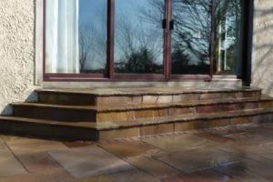 View 7 from project Sandstone Patio With Steps Whitechurch