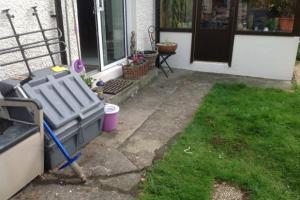 Before from project Raheny Paving and Landscaping