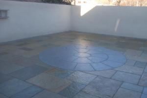After from project Garden Patio With Rendered Walls